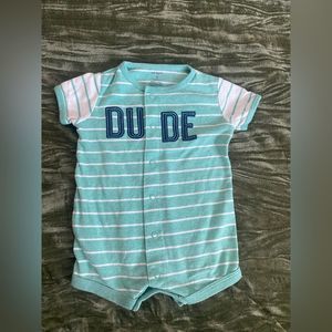 Carter’s 3 Month One Piece Outfit DUDE